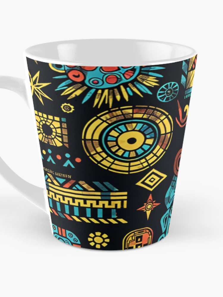 Thumbnail 3 of 4, Coffee Mug, Aztec designed and sold by Rostislav Tarasenko.