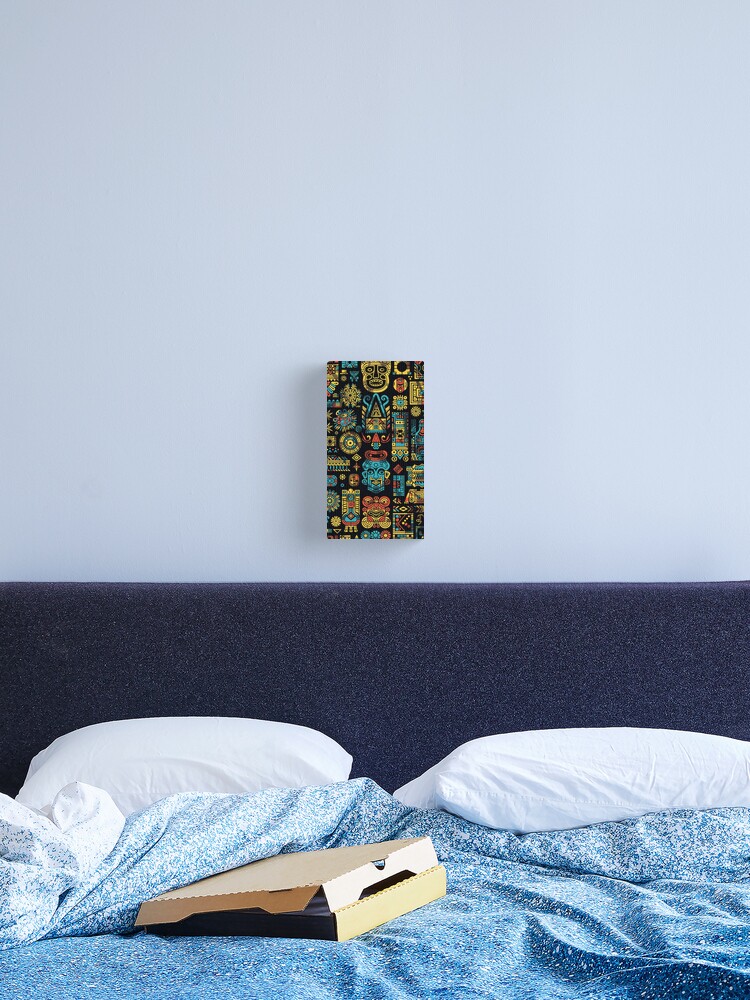 Thumbnail 2 of 3, Canvas Print, Aztec designed and sold by Rostislav1401.