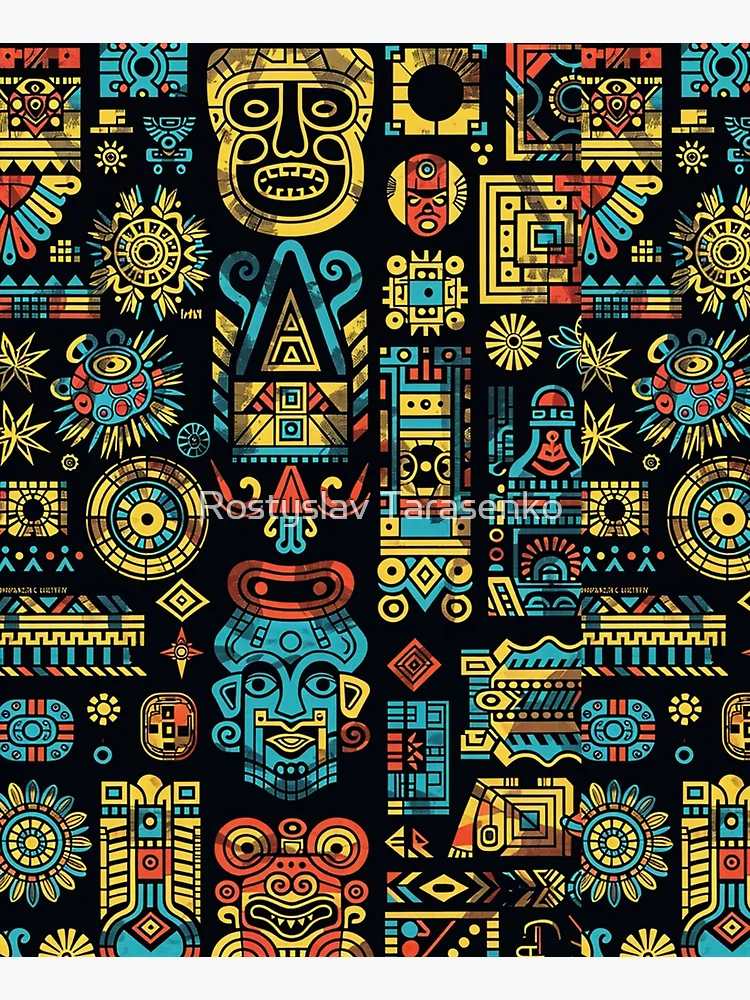 Thumbnail 6 of 6, Apron, Aztec designed and sold by Rostislav Tarasenko.