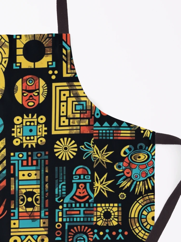 Thumbnail 3 of 6, Apron, Aztec designed and sold by Rostislav Tarasenko.