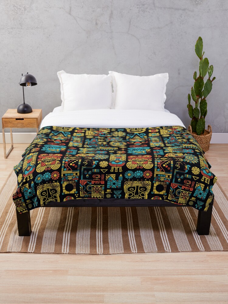 Thumbnail 1 of 6, Throw Blanket, Aztec designed and sold by Rostislav1401.