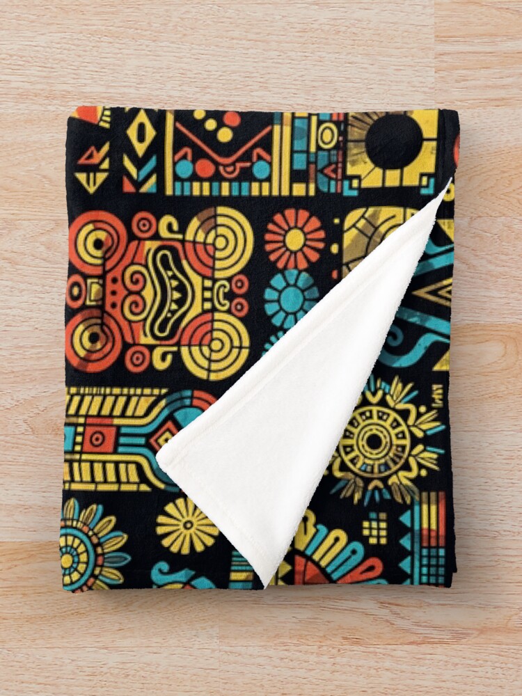 Thumbnail 3 of 6, Throw Blanket, Aztec designed and sold by Rostislav1401.