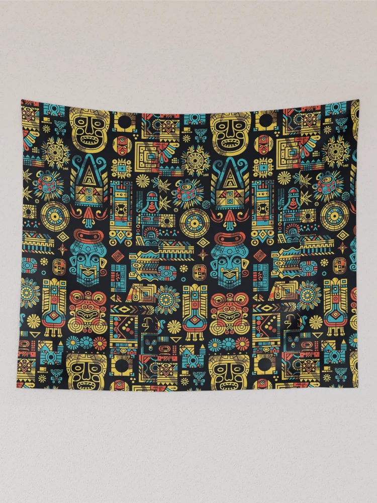 Thumbnail 2 of 3, Tapestry, Aztec designed and sold by Rostislav Tarasenko.