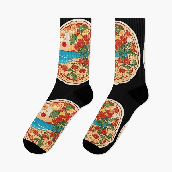 Item preview, Summertime Tasty Pizza and Hawaii Beach Landscape designed and sold by NautiChic.