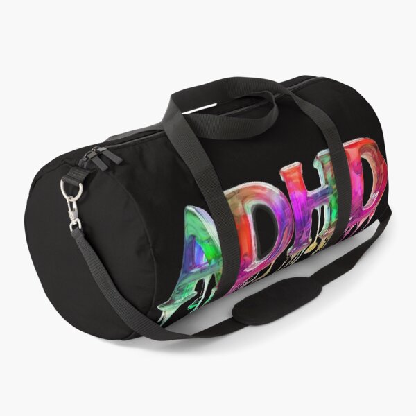 Item preview, The word "ADHD" is made of dripping glass bottles filled with colored liquid. designed and sold by My-fake-places.