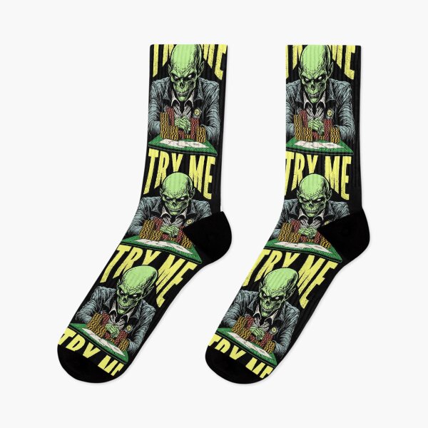 Item preview, Halloween Poker Funny Zombie Player Try Me Four Aces designed and sold by GrandeDuc.