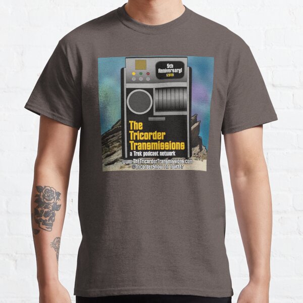 The Tricorder Transmissions 5th Anniversary Logo Classic T-Shirt
