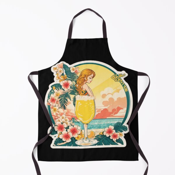 Item preview, Cold Glass of Beer on a Hawaii Beach at Sunset with Orchids designed and sold by NautiChic.