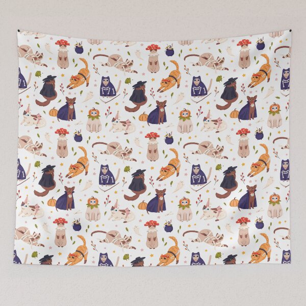 Item preview, Funny cats Happy Halloween trick or treat designed and sold by MatysDesign.