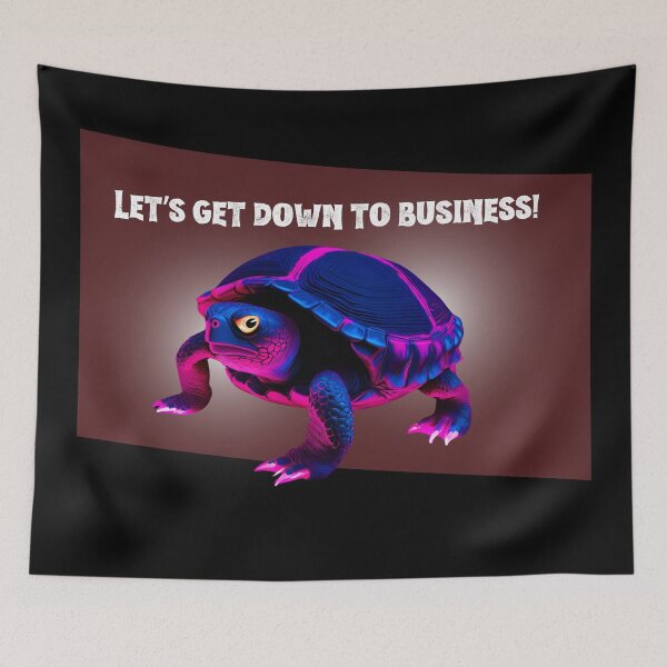 Item preview, Let's get down to business Motivation Serious Humor designed and sold by twosenses.