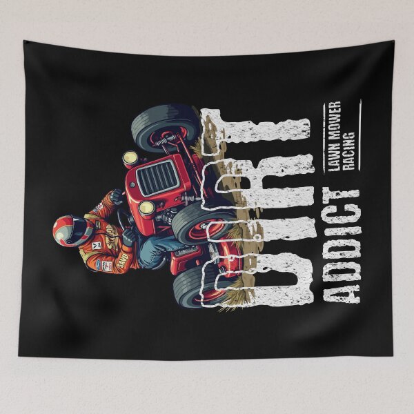 Item preview, Lawnmower Racing - Dirt Addict - Lawn Mower Racing designed and sold by RaceDayRags.