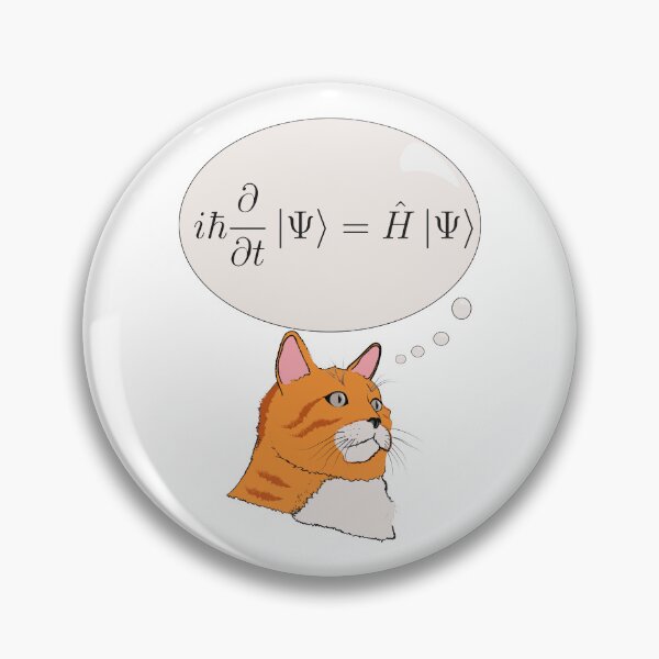 Item preview, Schrödinger's cat deep in thought. designed and sold by Nanar1984.
