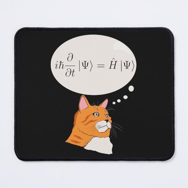 Item preview, Schrödinger's cat deep in thought. designed and sold by Nanar1984.