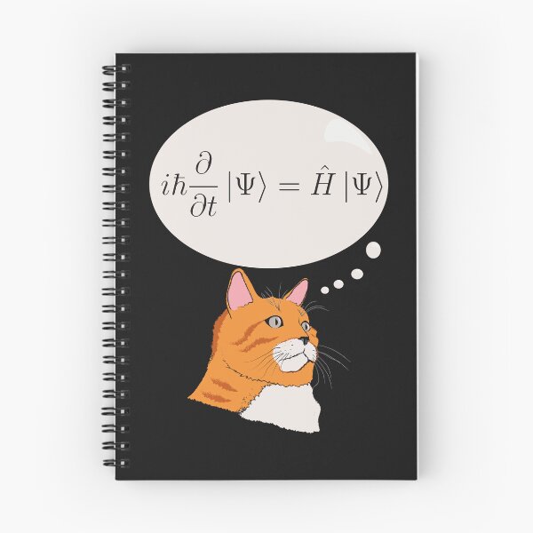 Item preview, Schrödinger's cat deep in thought. designed and sold by Nanar1984.