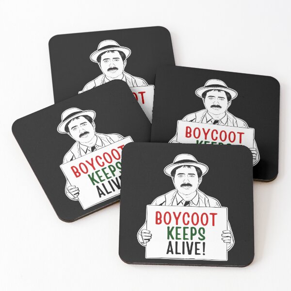 Aperçu de l'œuvre Vivez avec Boycott, apportez de l'espoir à la Palestine ! - Boycott Keeps Alive Design créée et vendue par tarzbol.