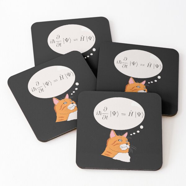 Item preview, Schrödinger's cat deep in thought. designed and sold by Nanar1984.