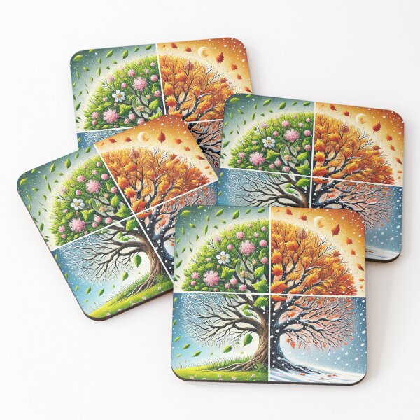Item preview, The Everchanging Tree: Four Seasons designed and sold by prkpuriku.