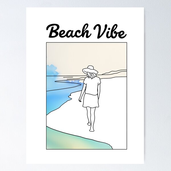Item preview, beach vibe designed and sold by aliraweb.