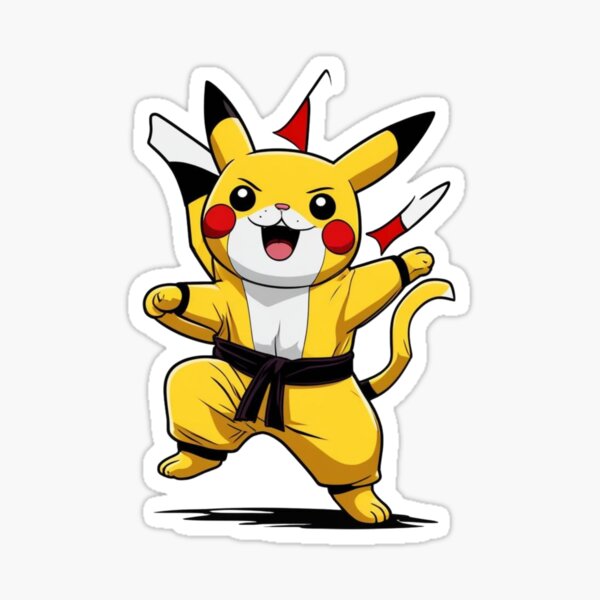 The Karate Master Pegatina