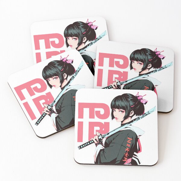 Item preview, Vaporwave Japanese Geisha Anime Girl designed and sold by Dvictory99.