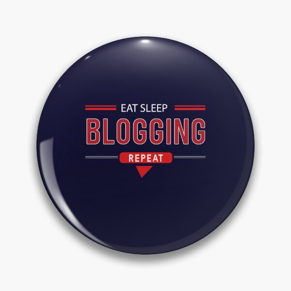 Artikelvorschau, BLOGGING ESSEN SCHLAFEN BLOG WIEDERHOLEN entworfen und verkauft von ArteeInnovation.
