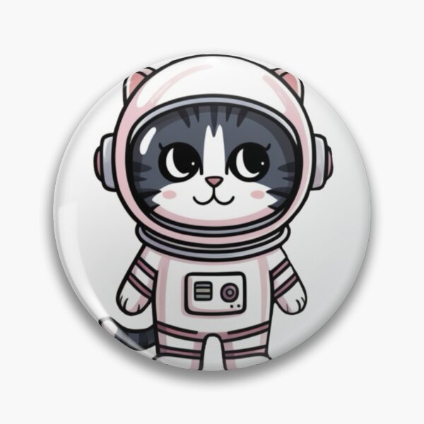 Item preview, Cute kitty cat in spacesuits. designed and sold by Mysterywall.