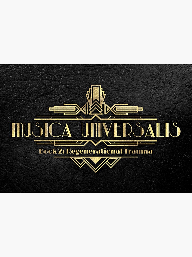 Thumbnail 3 of 3, Sticker, MU2: Regenerational Trauma Logo (2024) designed and sold by WorldsElsewhere.