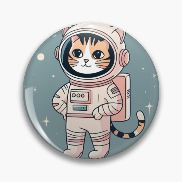 Item preview, Orange cat in spacesuits. designed and sold by Mysterywall.
