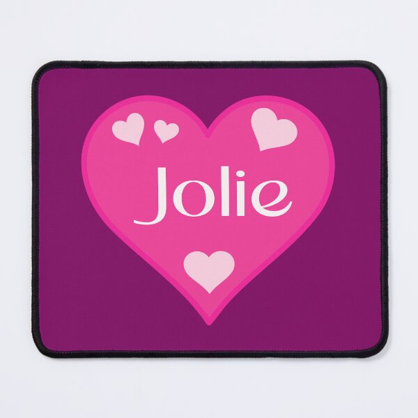 Item preview, Jolie Name Pink Heart designed and sold by Jeallan Designs.