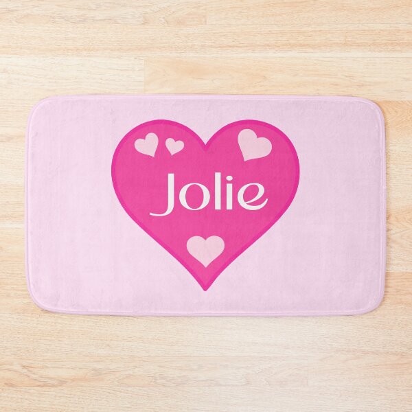 Item preview, Jolie Name Pink Heart  designed and sold by Jeallan Designs.