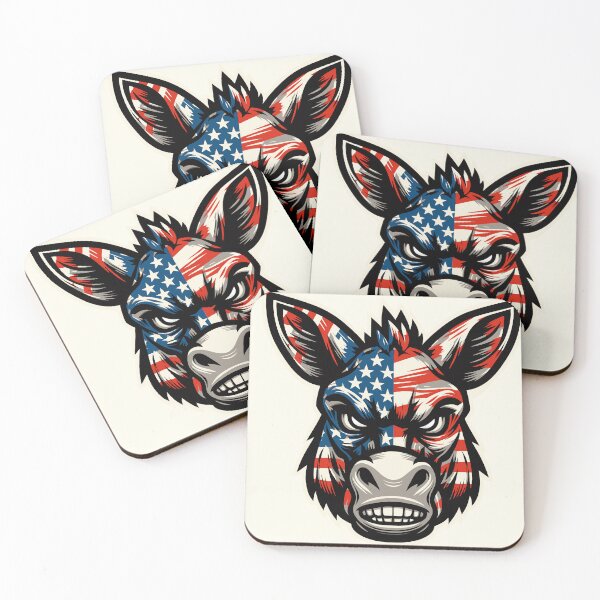 Item preview, Democratic party Donkey designed and sold by 3Tubes.