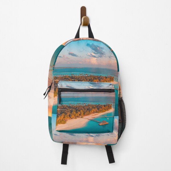 Item preview, Maldives Islands Aerial Sunset Paradise designed and sold by icemanphotos.