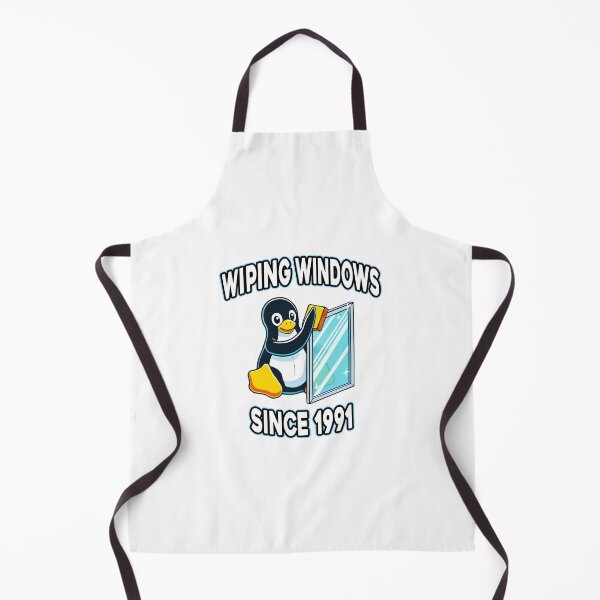 Item preview, Tux Wiping Windows - Linux vs Windows Humor designed and sold by Chengly.