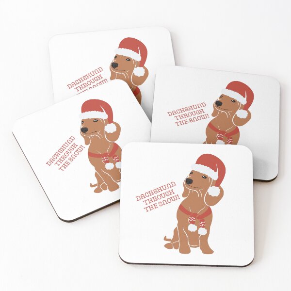 Item preview, Dachshund through  the snow! designed and sold by marinaangelina.