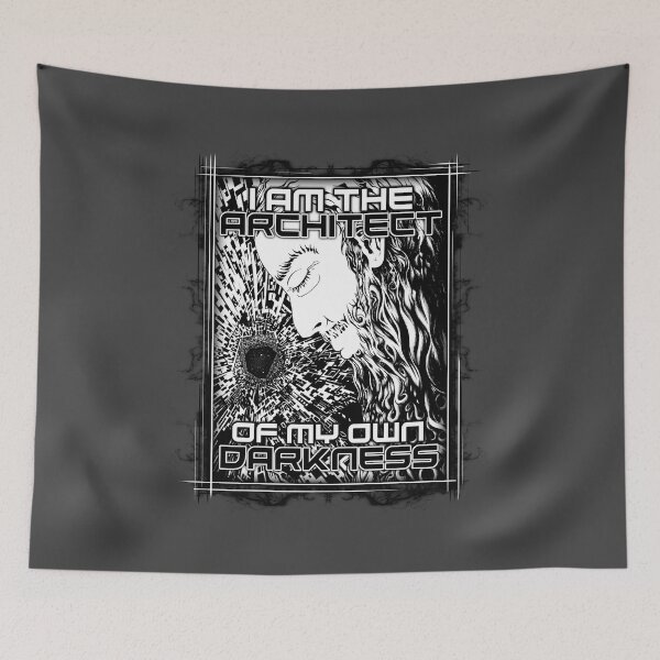 Item preview, I Am The Architect Of My Own Darkness (v.1) designed and sold by ArtbyNestor.