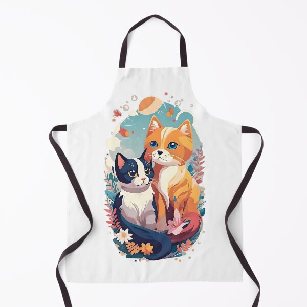 Item preview, Manga cats enjoying the sunshine designed and sold by DeransDesigns.