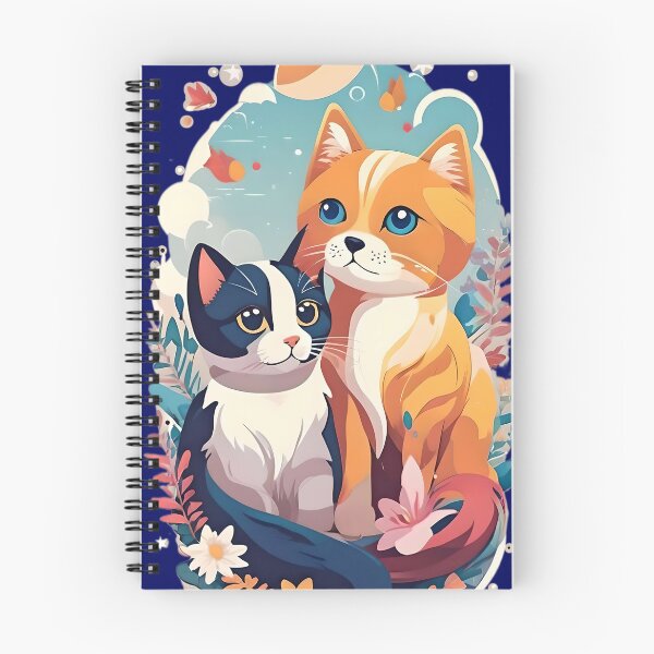Item preview, Manga cats enjoying the sunshine designed and sold by DeransDesigns.
