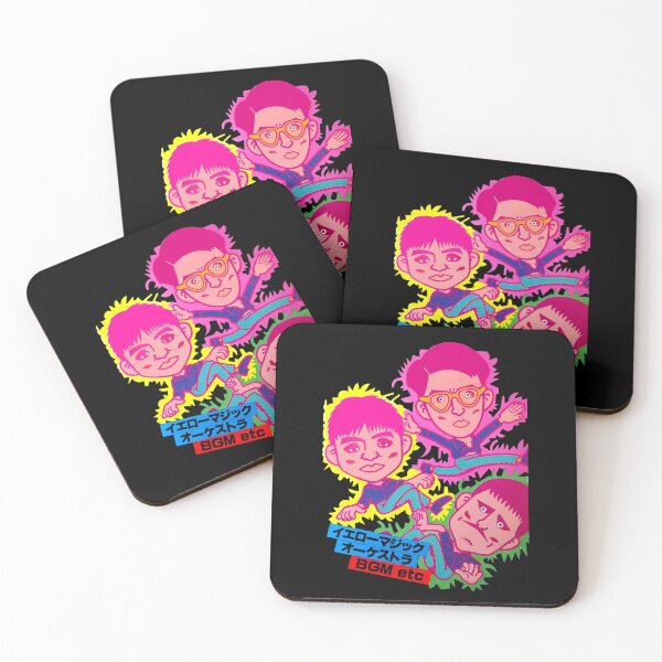 Item preview, YMO - Yellow Magic Orchestra in cute cartoon form! designed and sold by geetarv.
