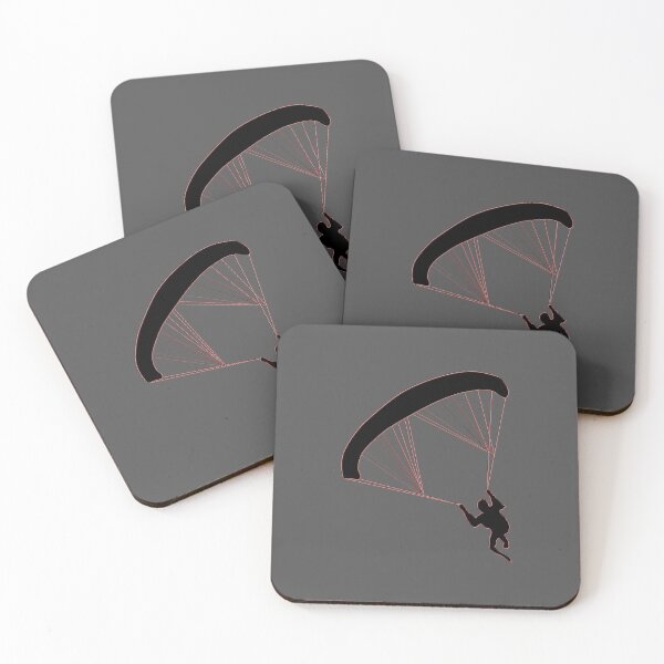 Item preview, Minimalist Paraglider Silhouette skydiver Adventure Design designed and sold by 4rpixs.