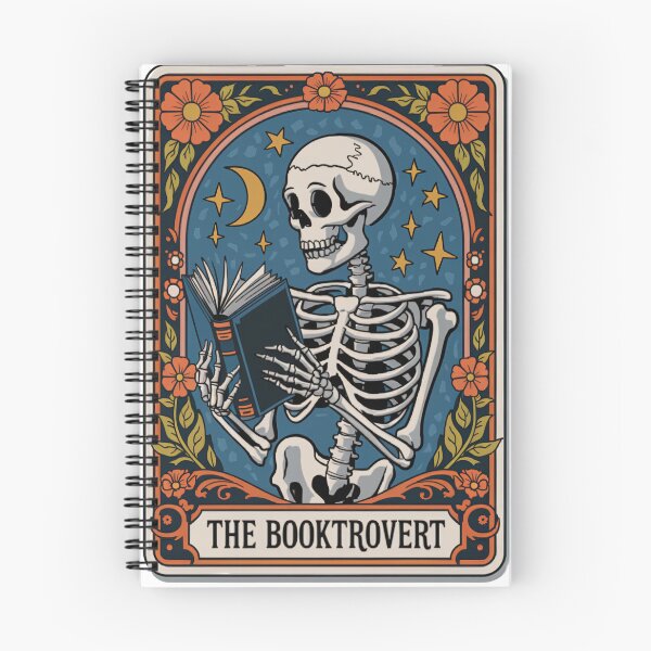 Item preview, The Booktrovert Skeleton designed and sold by Charlietule.
