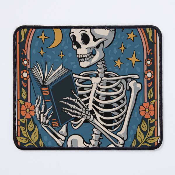 Item preview, The Booktrovert Skeleton designed and sold by Charlietule.