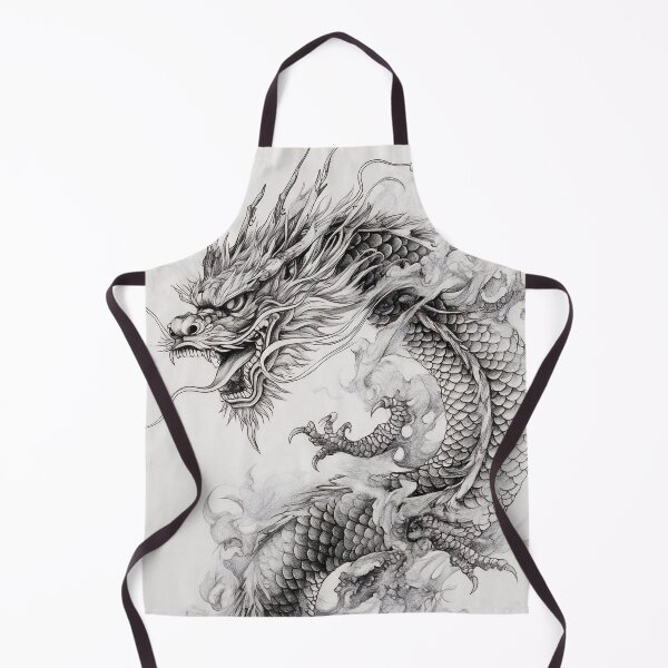 Item preview, Black and white Chinese Dragon designed and sold by Pencil-Art.