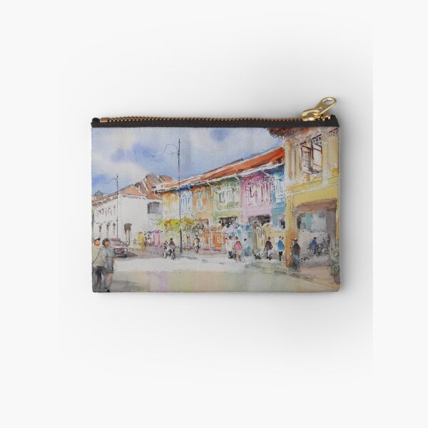 Item preview, A Rainbow of Peranakan Houses, watercolour designed and sold by Almondtree.
