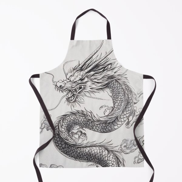 Item preview, Black and white Chinese Dragon designed and sold by Pencil-Art.