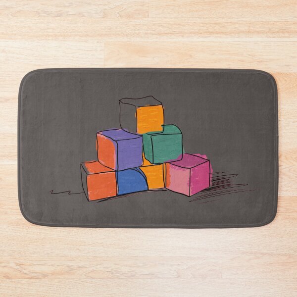 Item preview, Colorful cubes, Multicolored blocks designed and sold by KiraChie.