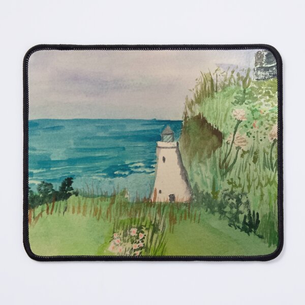 Item preview, Anglesey Lighthouse in watercolour designed and sold by MrsNelsonpaints.
