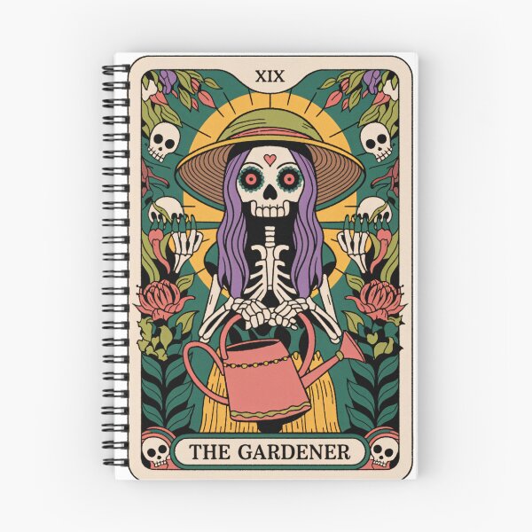 Item preview, The Gardener Tarot Card Skeleton designed and sold by Charlietule.