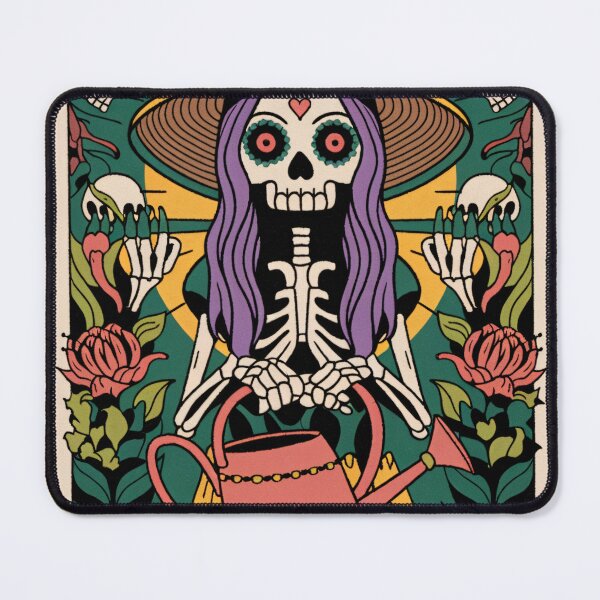 Item preview, The Gardener Tarot Card Skeleton designed and sold by Charlietule.