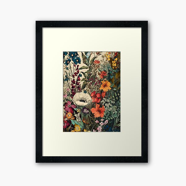 Item preview, Meadow Flowers and leaves nature #pattern #nature designed and sold by JBJart.
