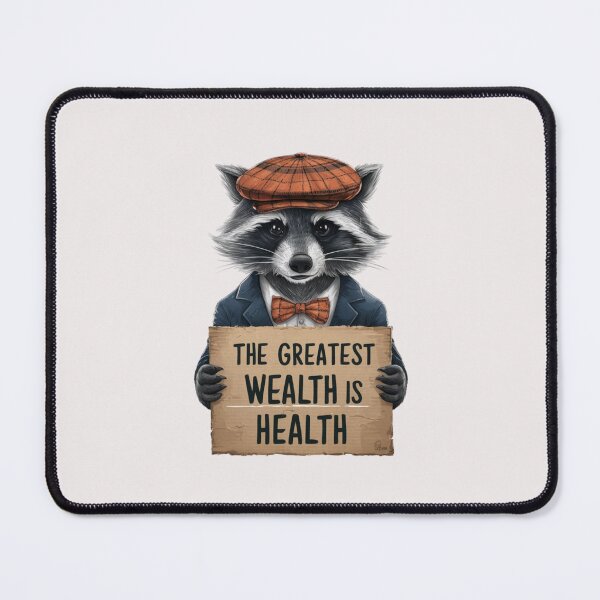 Item preview, The Greatest Wealth is Health designed and sold by Aise06.